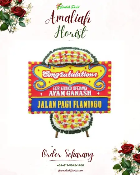 Sewa Papan Bunga Badar